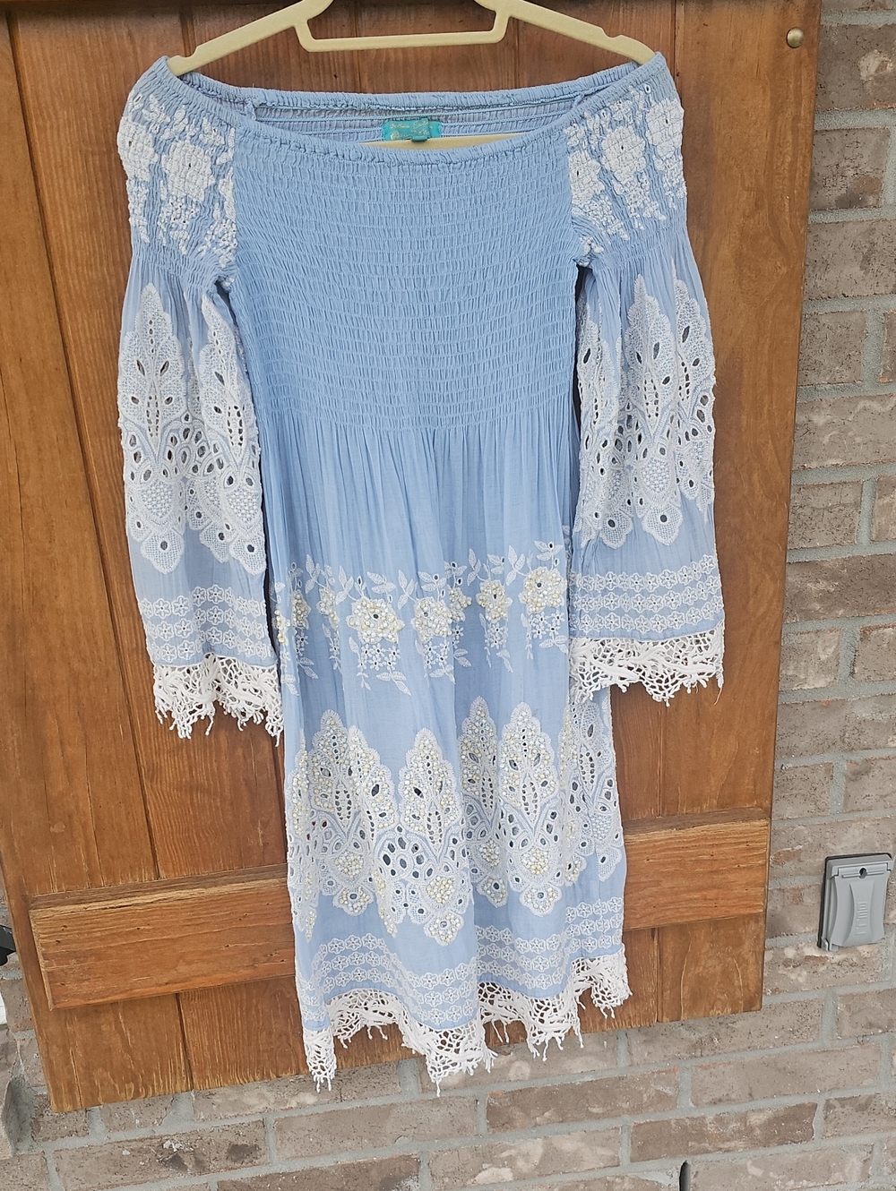 Antica Sartoria Off Shoulder Dress